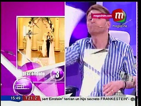 ¡Escándalo! el blooper de la novia y Vicky Xipolitakis