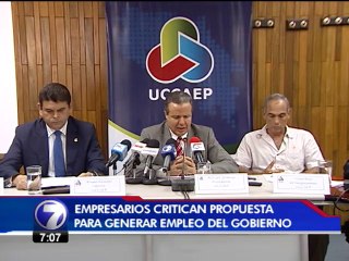 Empresarios critican propuesta de generación de empleo del Gobierno