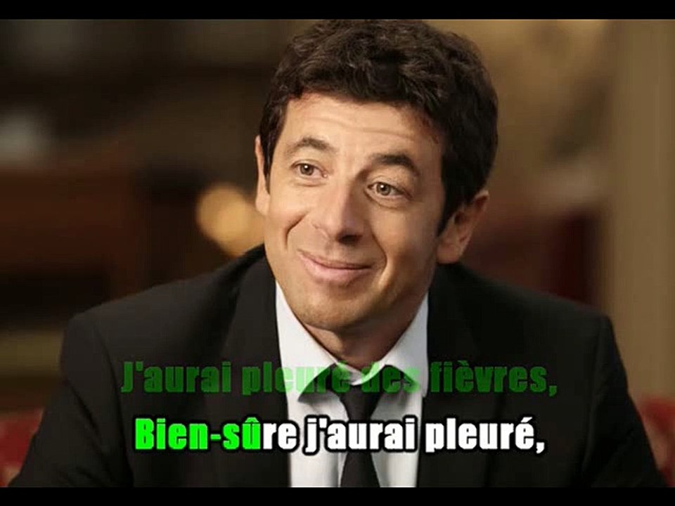 KARAOKE PATRICK BRUEL - J'aurais chanté peu être