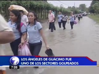 El caribe costarricense volvió a ser golpeado por las fuerte lluvias