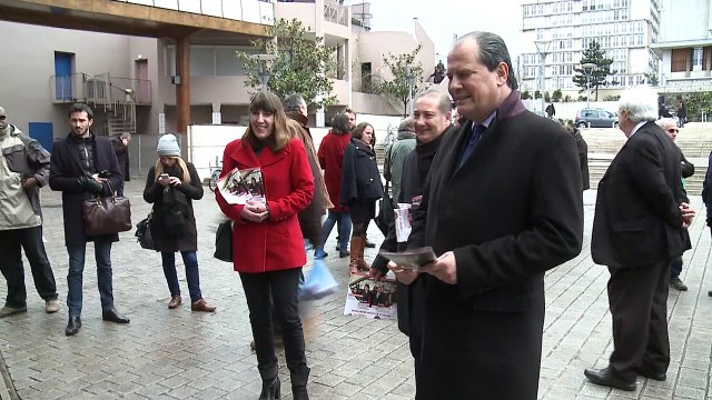 Opération militante à Choisy et Créteil avec J-C Cambadélis