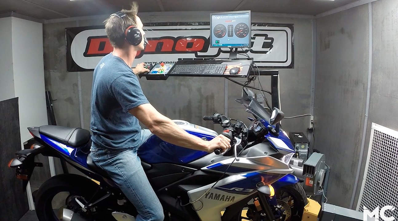 2015 Yamaha R3 Dyno Run Video and Power Comparison | DYNO TEST