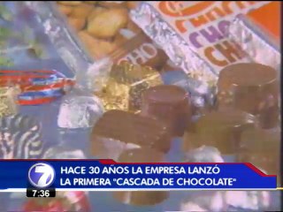 La cascada de chocolate de “Gallito” revive 30 años después con más sabor, dulce y color