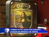 Tributación cierra el Hotel Amón