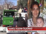 Birlikte yaşadığı hamile kadını battaniye ile boğamayınca 11 yerinden bıçaklayarak kaçtı