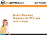 Security Clearance Requirements: What you need to know