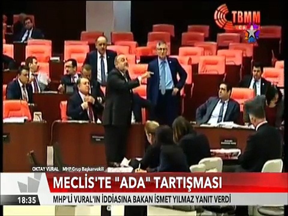 Oktay Vural 'Yunanistan adaları işgal ediyor'deyince Meclis bir anda karıştı