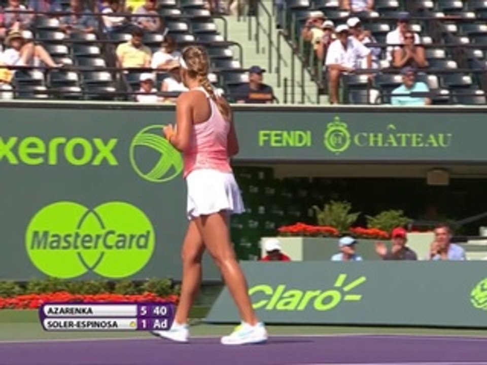 Miami: bencic und azarenka überzeugen