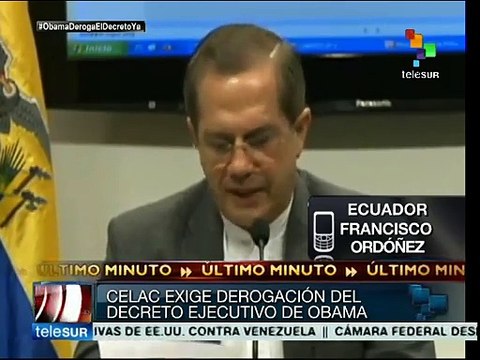 Celac suma su voz de apoyo a Venezuela ante agresiones de EE.UU.