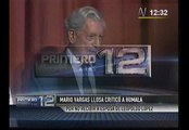 Vargas Llosa criticó a Humala por no recibir a esposas de opositores presos en Venezuela