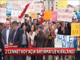 Muğla Göcek'te  2 cennet koy 29 yıllığına kiraya verildi köylüler ayaklandı