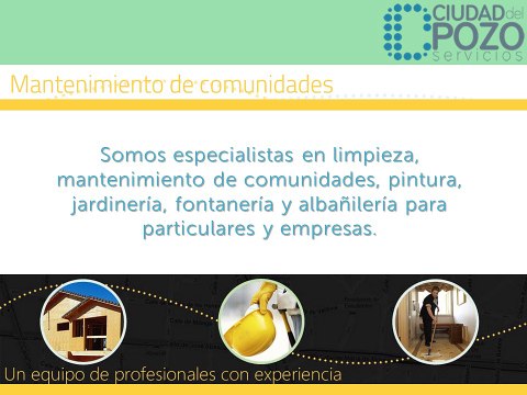 Ciudad del Pozo - Mantenimiento de comunidades en Madrid - Limpieza de fachadas Madrid