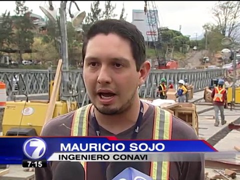 Atraso en relleno de concreto atrasa obras en puentes sobre hueco de Circunvalación