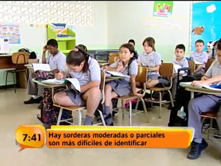 Detecte a problemas auditivos en los niños