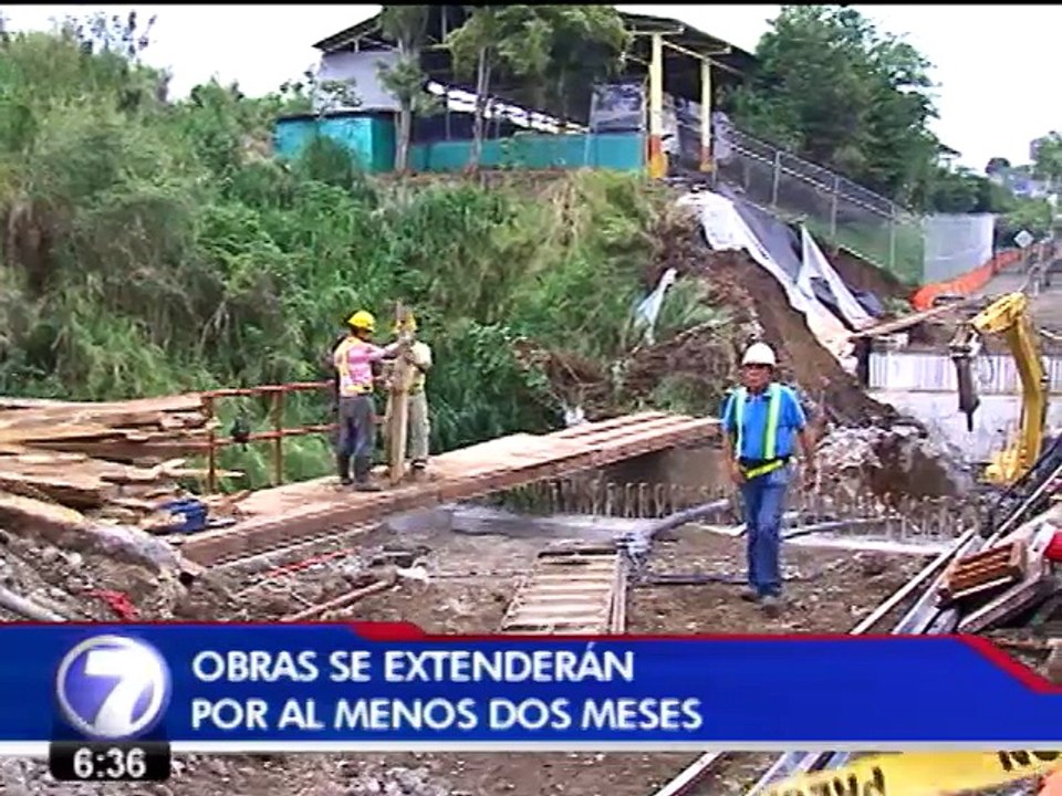 Retiro de puente bailey complica paso entre Tibás y San José