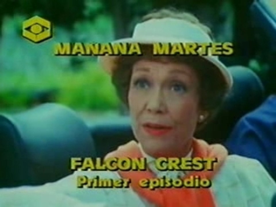 FALCON CREST SEASON 3 TVE1 -Enero-1986