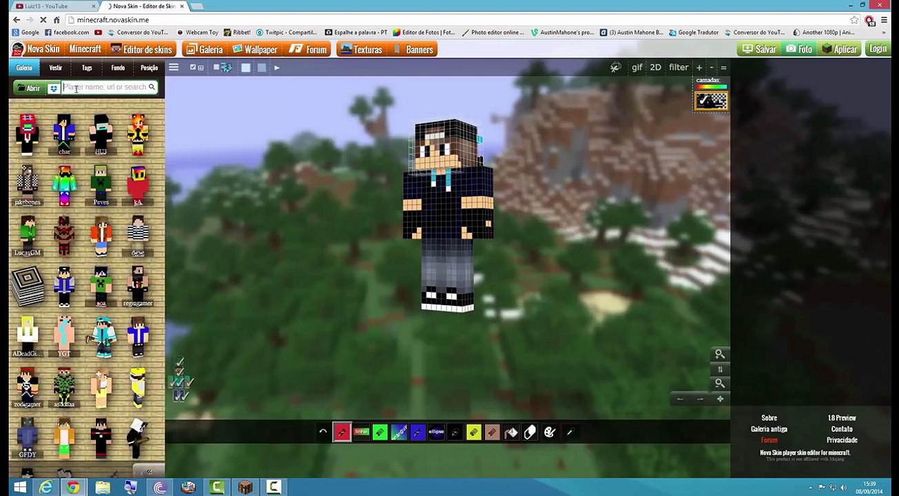 Como mudar a skin do minecraft 1.8 ou 1.7.10 (original ou pirata)