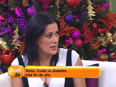 Tema de fondo: Cuidados de los diabéticos en fin de año