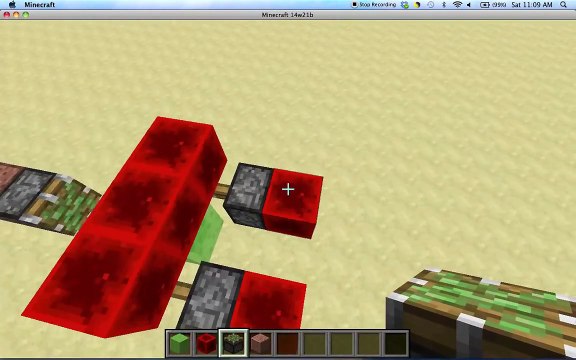 Minecraft Redstone Tutorial #1 Redstone Slimeblock Car 1.8