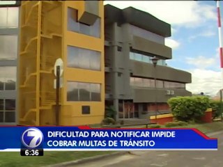 Dificultad para notificar le impide al Cosevi cobrar multas de tránsito