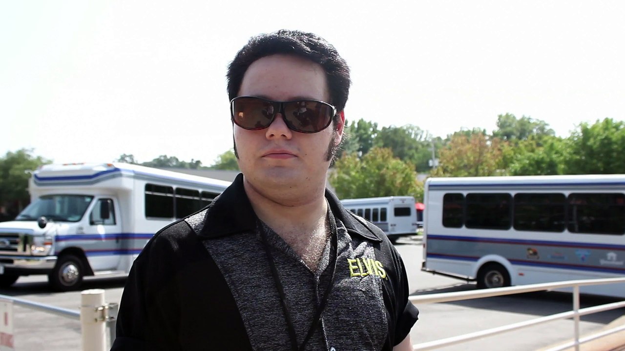 Anthony Carbone on his first trip through Graceland Elvis Week 2013