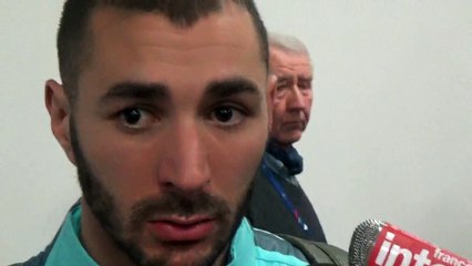 Réaction de Karim BENZEMA en zone mixte après France-Brésil (1-3)