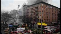 Una docena de heridos al derrumbarse edificio de Nueva York tras una explosión de gas
