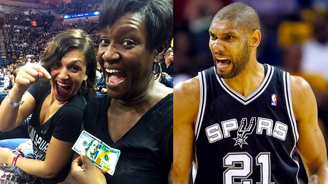 Tim Duncan Wins $100 Bet For Rare 3-Pointer in Spurs' Win Over Thunder