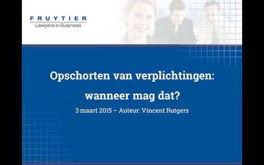 Opschorten van verplichtingen wanneer mag dat_