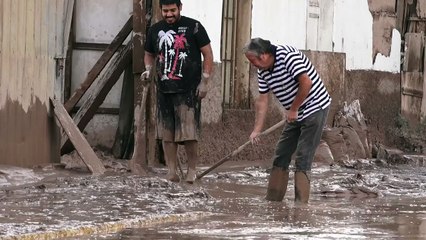 Tormenta en el desierto chileno