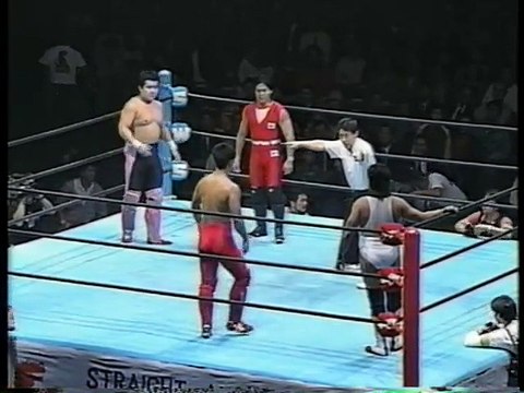 Bestia Salvaje & Masao Orihara vs. Tatsumi Kitahara & Ultimo Dragon (SWS)