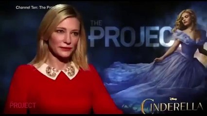 Cate Blanchett loses her patience in awkward Cinderella interview