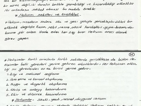 İLH2010 07.Ünite ErolBalcı -DİN EĞİTİMİ VE DİN HİZMETLERİNDE REHBERLİK Ders Özeti İletişim Kavramı ve Modelleri