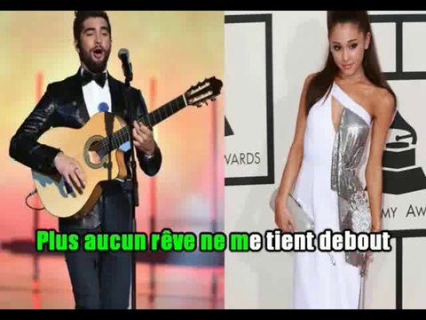 KARAOKE KENDJI GIRAC et ARIANA GRANDE - Attends-moi [One last time]