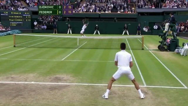 [Tennis] Roger Federer vs Novak Djokovic Wimbledon 2015 Semi Final