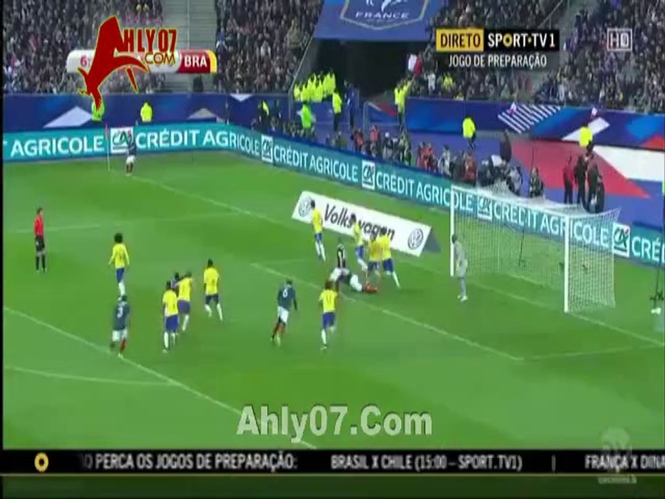 ملخص مباراة البرازيل 3 - 1 فرنسا - ودية دولية ...