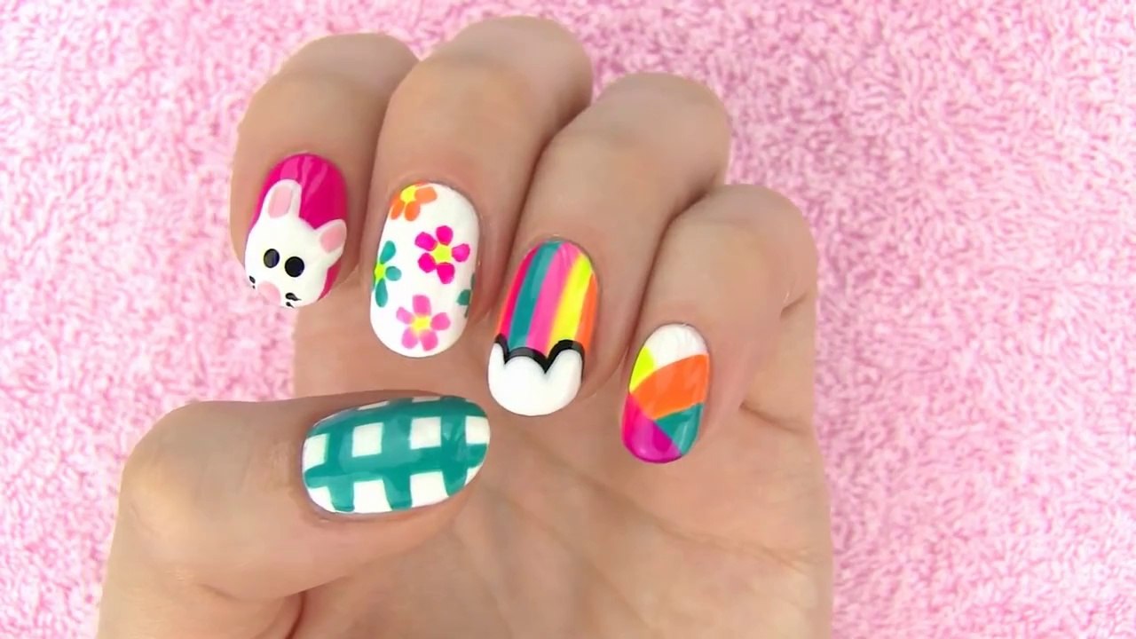 Nail Art Without any Tools! DIY Nail Designs with toothpick