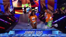 WWE Smackdown 26/03/15 Jimmy Uso Vs. Cesaro Vs. Big E Vs. Diego