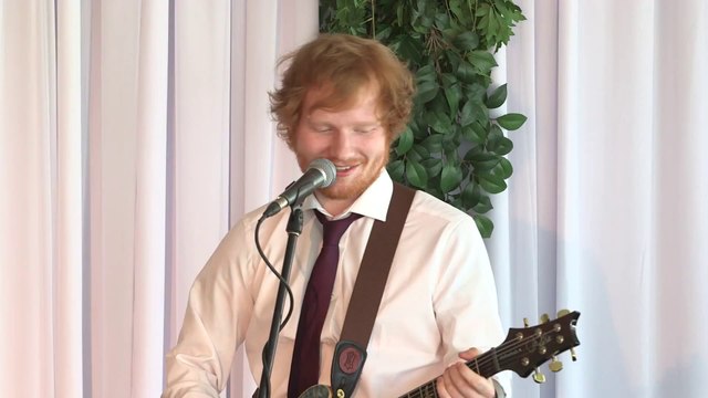 Ed Sheeran Moves Bride To Tears With Surprise Wedding Performance