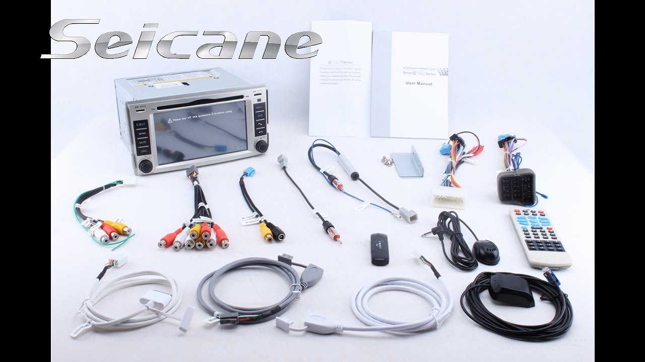 Great 2006-2012 Hyundai Santa Fe 3G Navigation TV Audio System with DVD Radio RDS POP USB Music