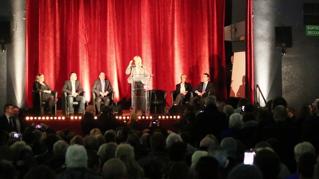 Au meeting de Marine Le Pen, les candidats sont conquis