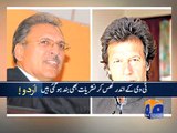 Imran Khan/Arif Alvi telephonic conversation on PTV attack-27 Mar 2015