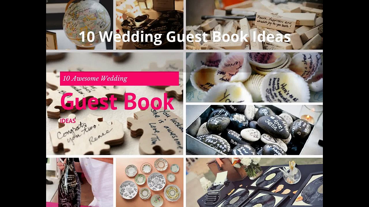10 Awesome Wedding Guest Book ideas