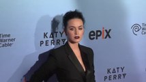 Katy Perry smoulders at Prismatic World Tour movie premiere