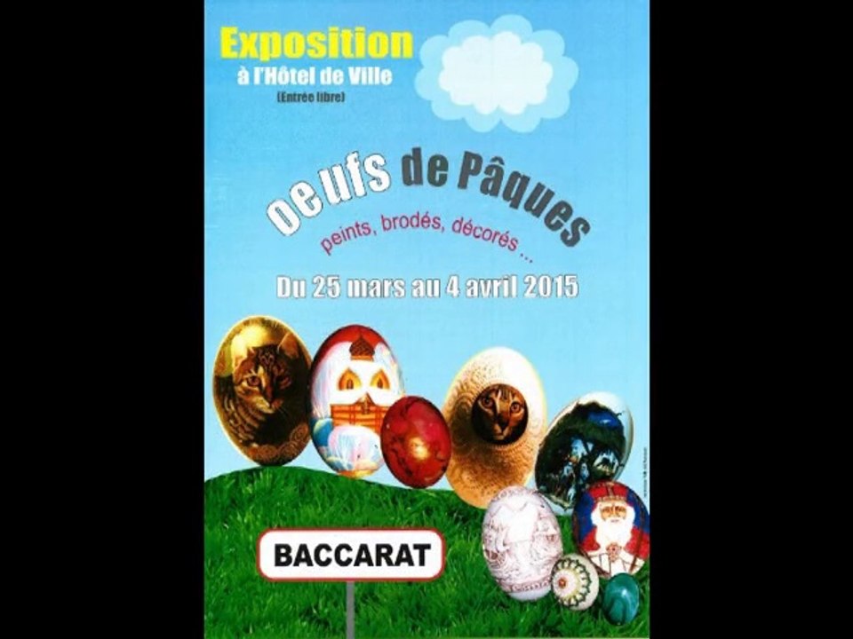 Exposition d'Oeufs de Pâques.