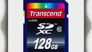 Transcend 128 GB Class 10 SDXC Flash Memory Card (TS128GSDXC10)
