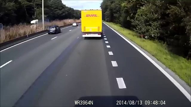 Car vs truck crash E40 Aalter (Belgium) - YouTube