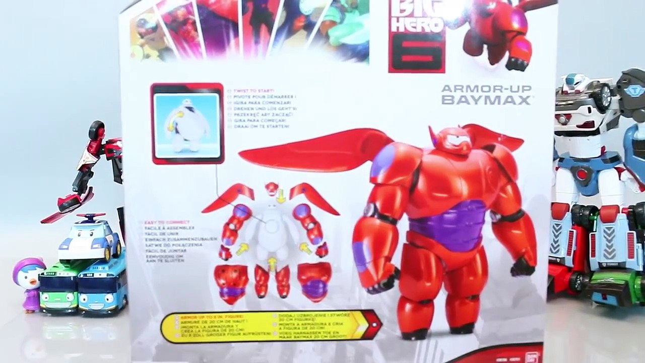 빅히어로6 베이맥스 아머업 또봇 타요 뽀로로 카봇 폴리 다이노포스 장난감 Disney Big Hero 6 Baymax Toys Игрушки ベイマックスのおもちゃ