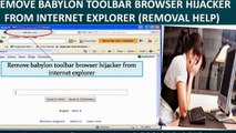 1-888-959-1458 Remove Babylon Toolbar Browser Hijacker From Chrome,Firefox,Internet Explorer