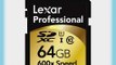 Lexar Professional 600x 64GB SDXC UHS-I Flash Memory Card LSD64GCRBNA600